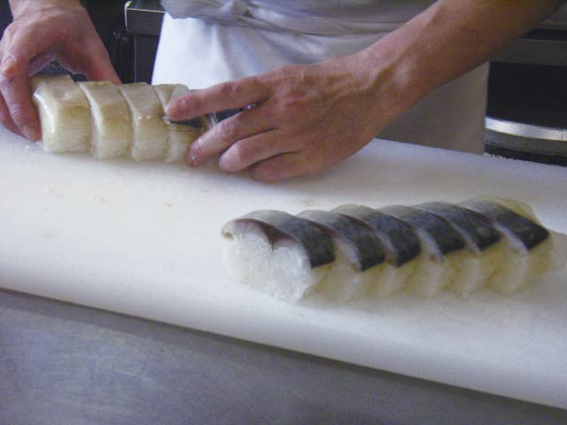 京の伝統の鯖寿司