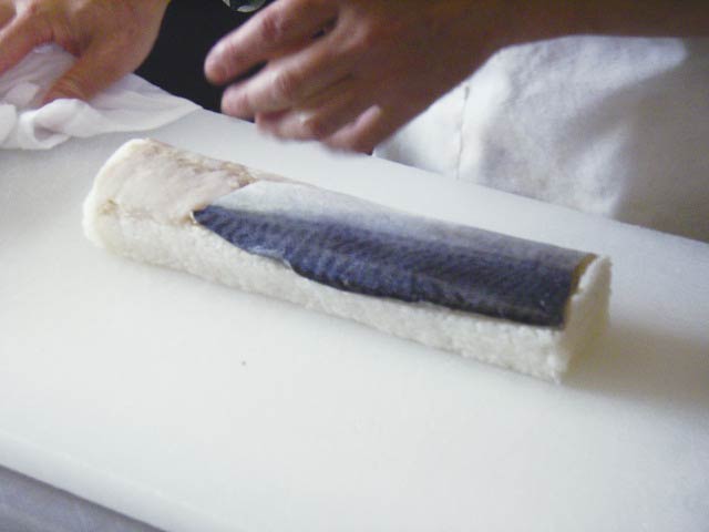 京の伝統の鯖寿司